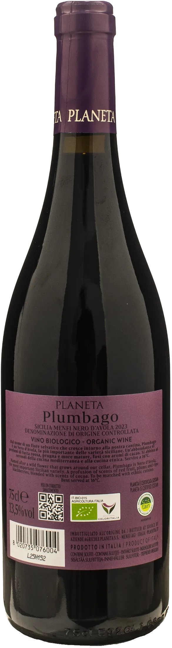 Planeta Nero d'Avola Plumbago 2023