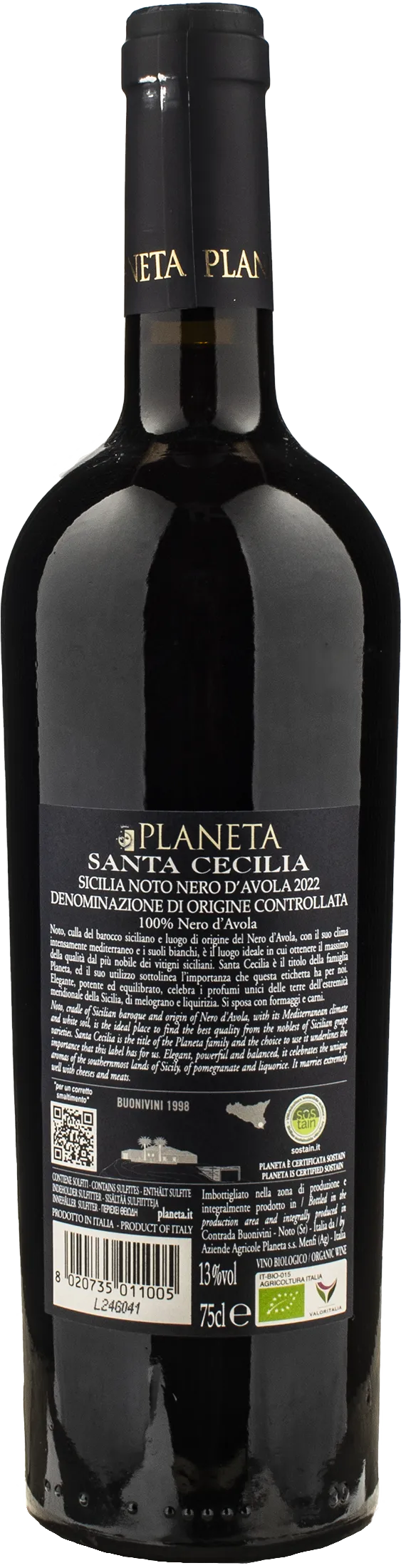 Planeta Nero d'Avola Santa Cecilia 2022