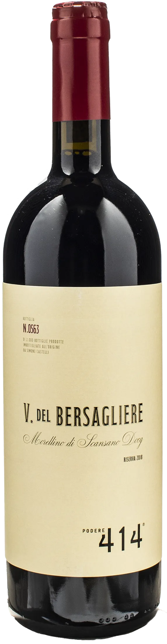 Podere 414 Morellino di Scansano Vigna del Bersagliere Riserva 2018