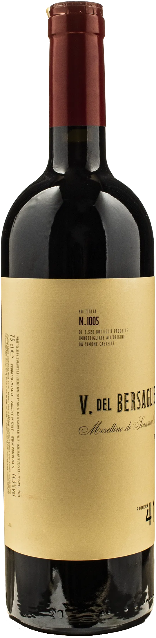 Podere 414 Morellino di Scansano Vigna del Bersagliere Riserva 2021