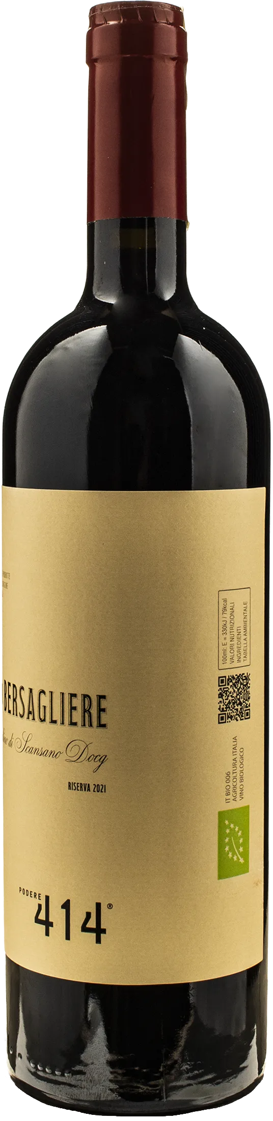 Podere 414 Morellino di Scansano Vigna del Bersagliere Riserva 2021