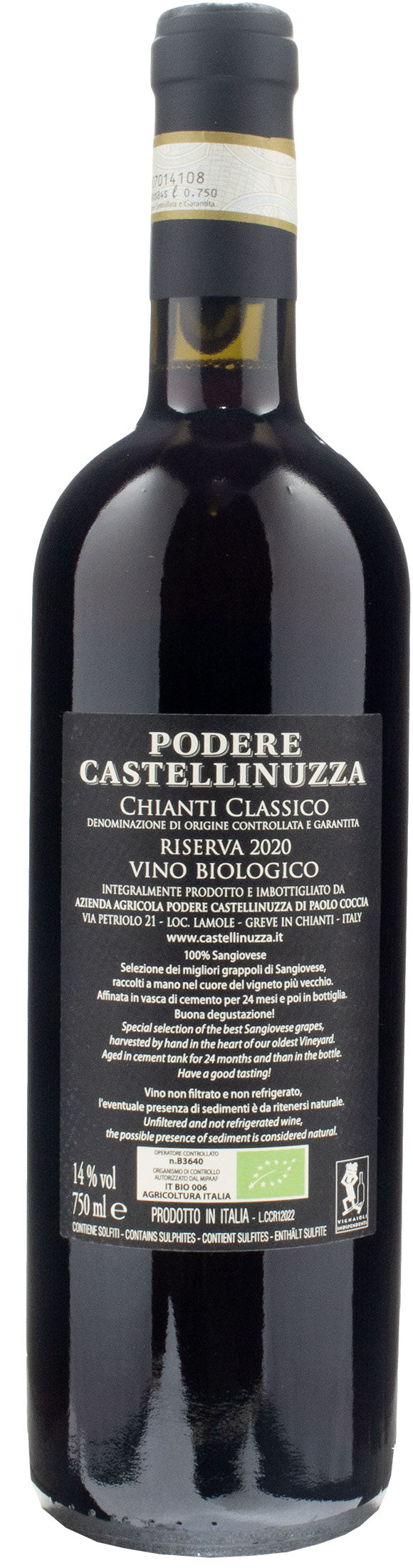 Podere Castellinuzza Chianti Classico Riserva 2020