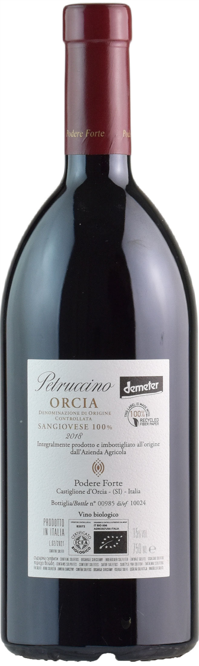 Podere Forte Orcia Petruccino 2018