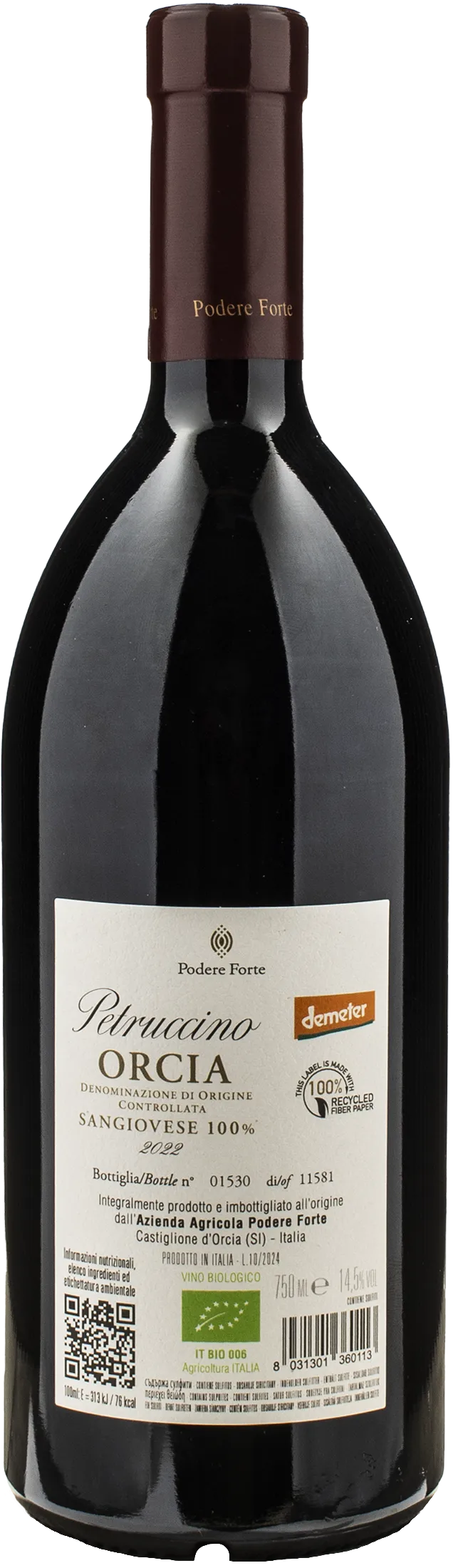 Podere Forte Orcia Petruccino 2022
