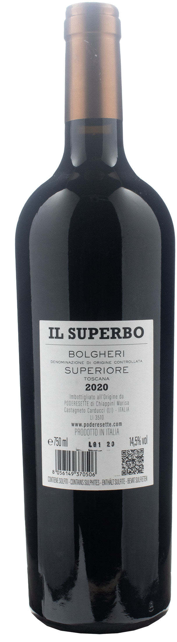 Podere Sette Bolgheri Superiore Superbo 2020