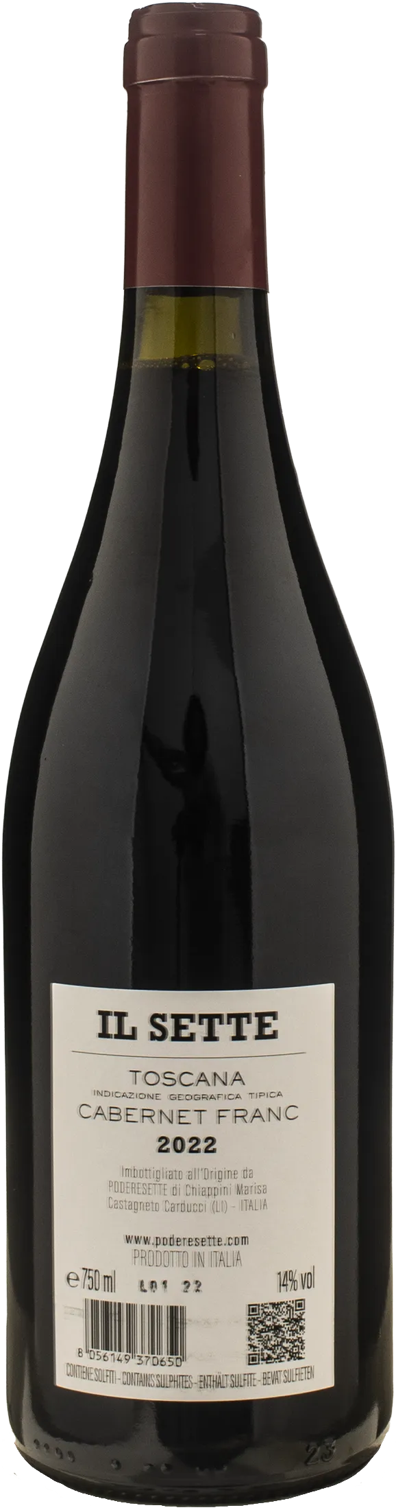 Podere Sette Cabernet Franc Il Sette 2022