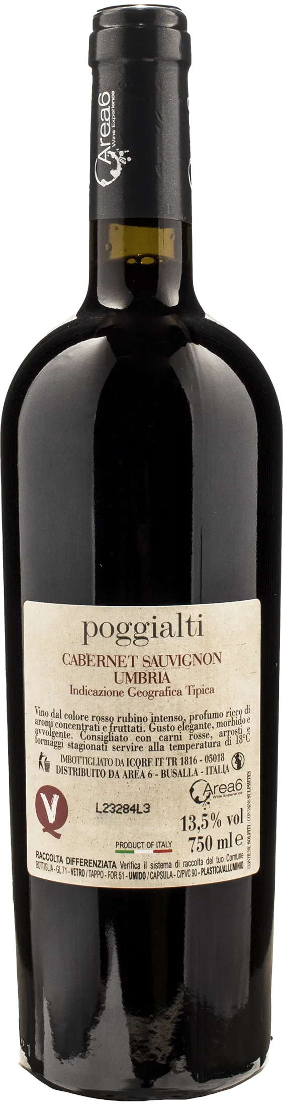 Poggialti Cabernet Sauvignon Umbria 2022