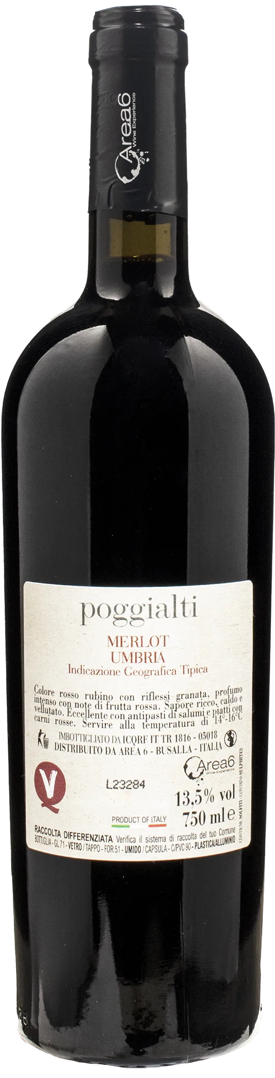 Poggialti Merlot Umbria 2022