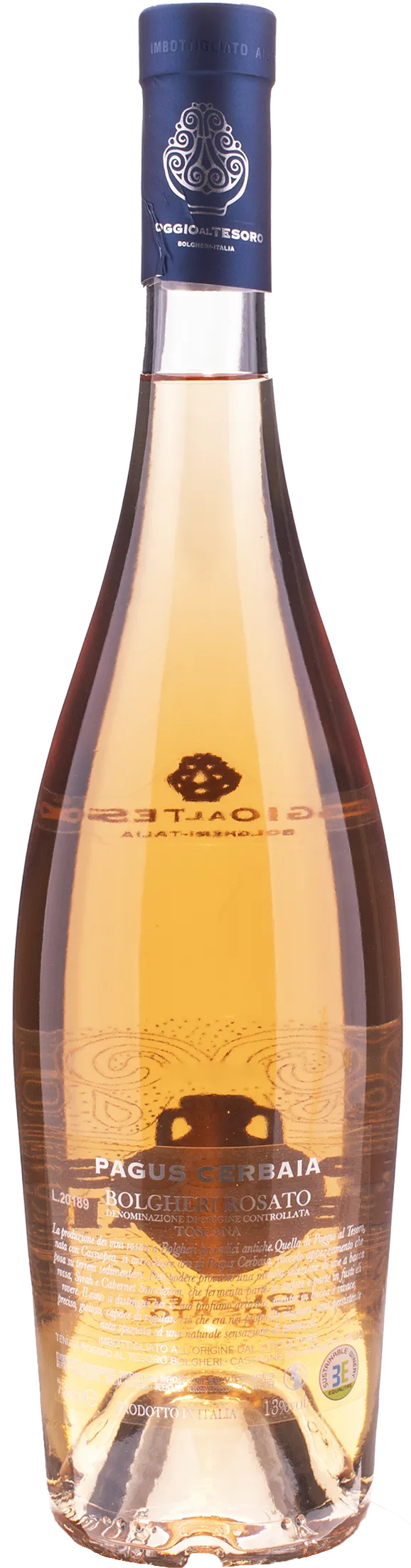 Poggio al Tesoro Bolgheri Rosato Cassiopea Pagus Cerbaia 2018