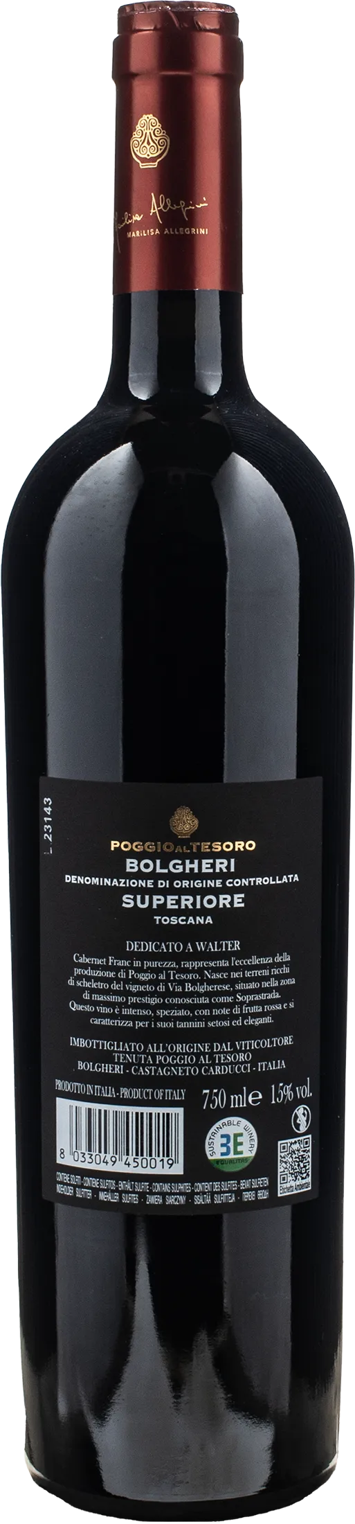 Poggio al Tesoro Bolgheri Superiore Dedicato a Walter 2020