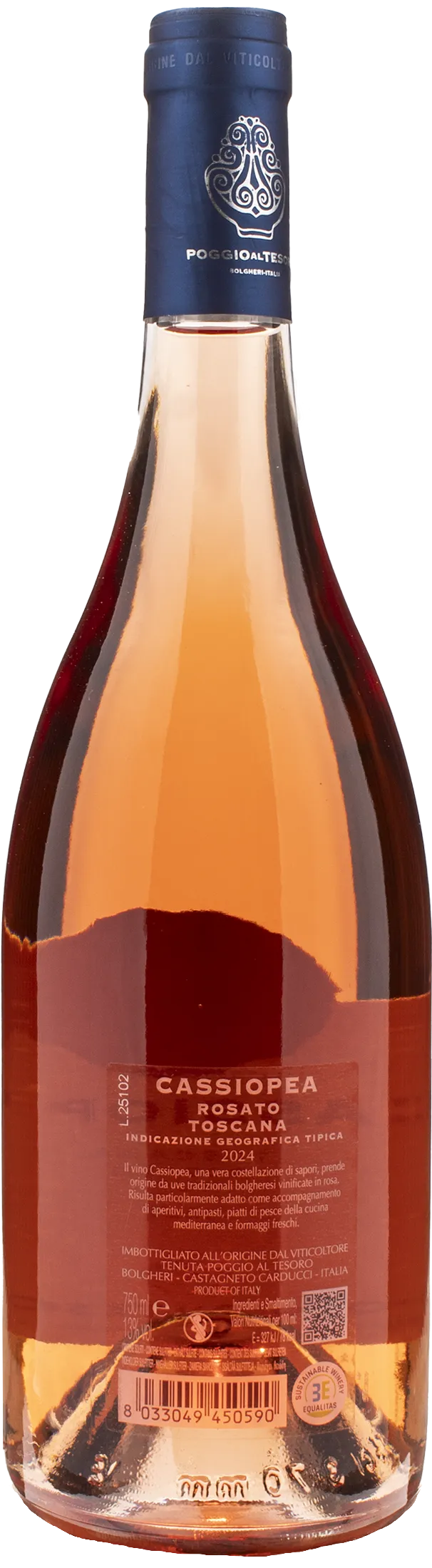 Poggio al Tesoro Toscana Rosato Cassiopea 2024