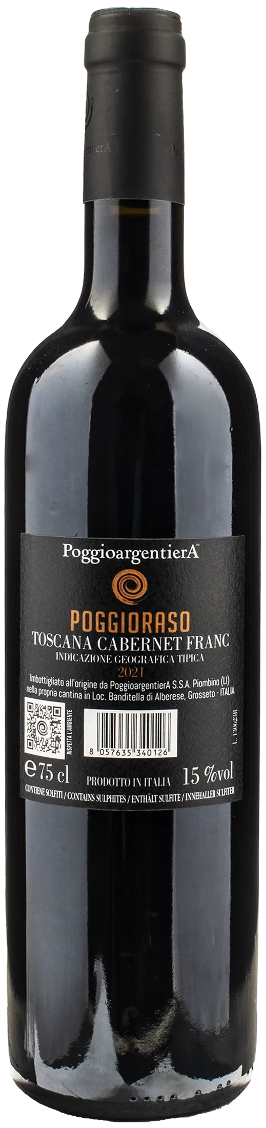 Poggio Argentiera Cabernet Franc Poggioraso 2021