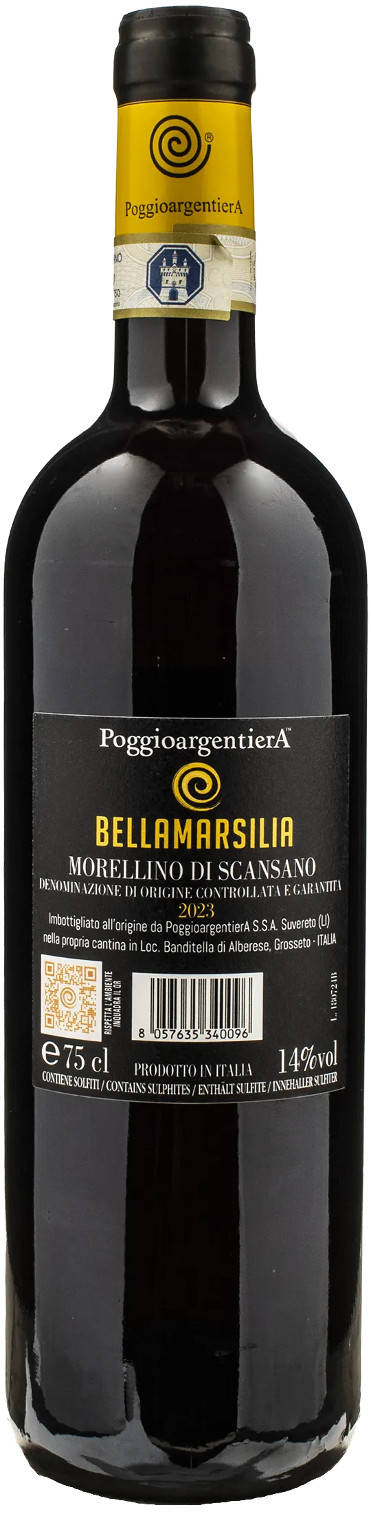 Poggio Argentiera Morellino Scansano Bellamarsilia 2023