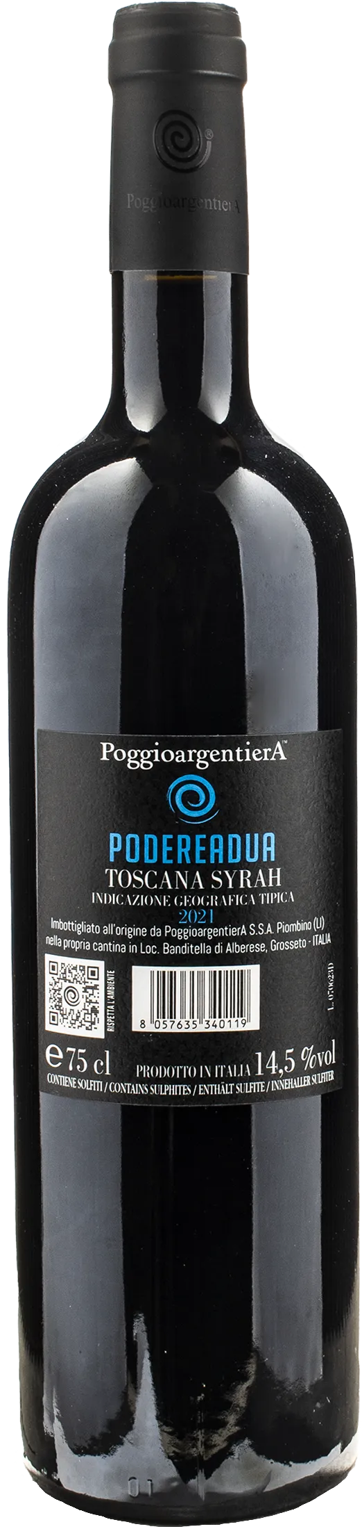 Poggio Argentiera Syrah Podereadua 2021