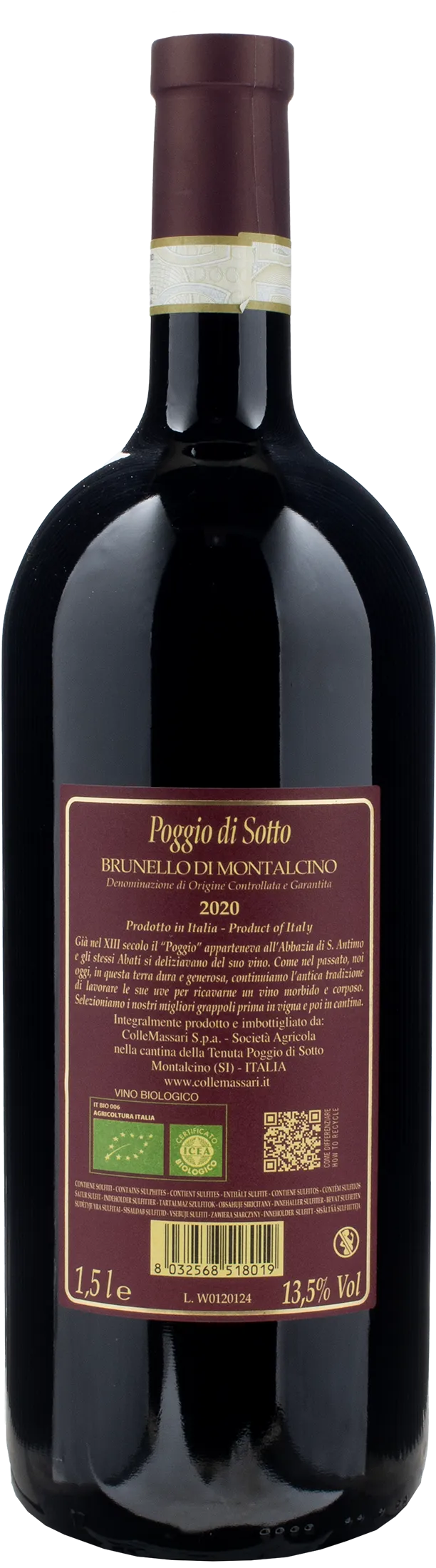 Poggio di Sotto Brunello di Montalcino Magnum 2020