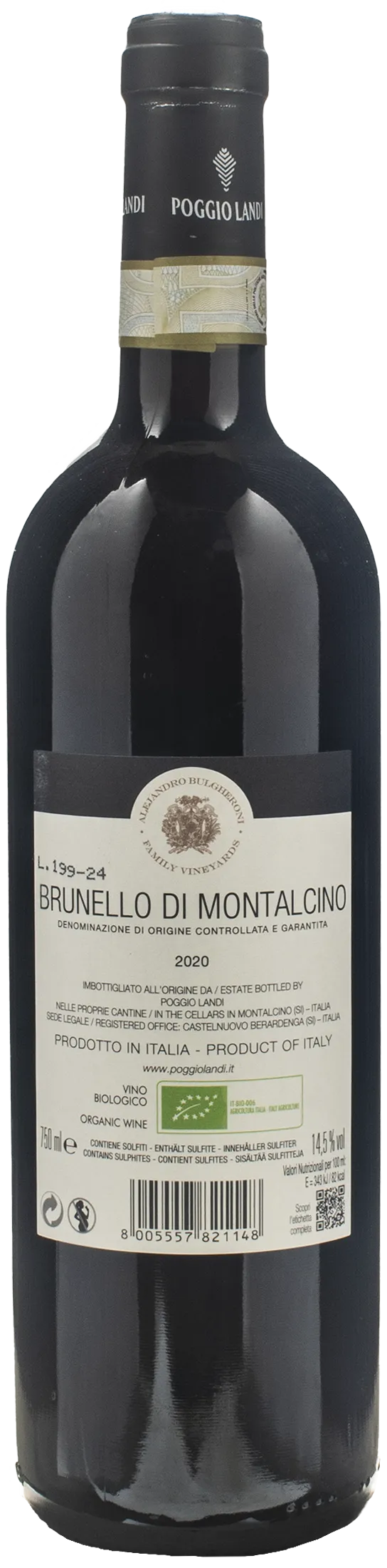 Poggio Landi Brunello di Montalcino 2020