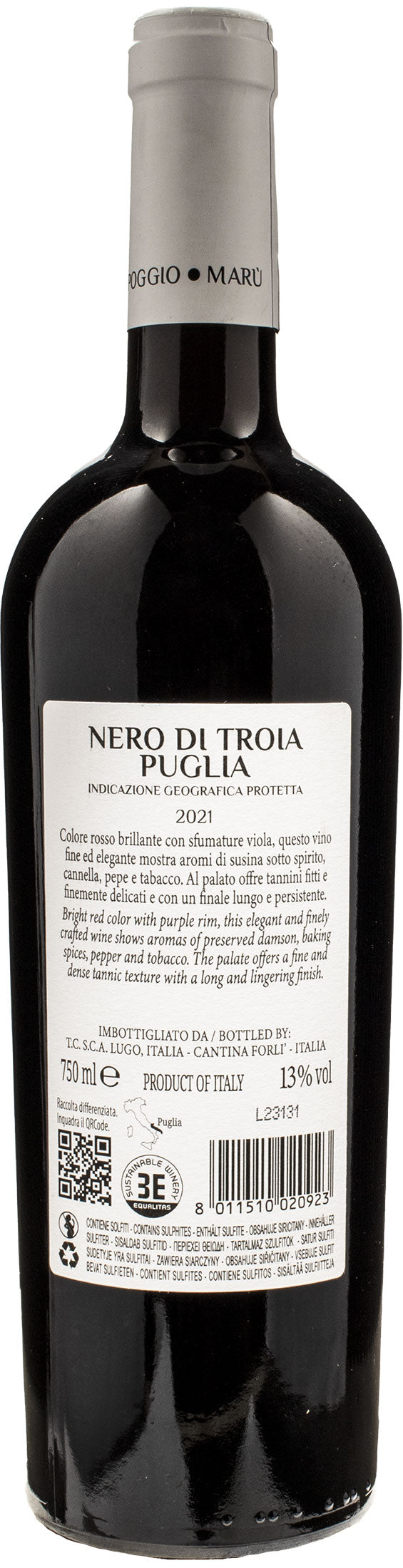 Poggio Maru Nero di Troia 2021