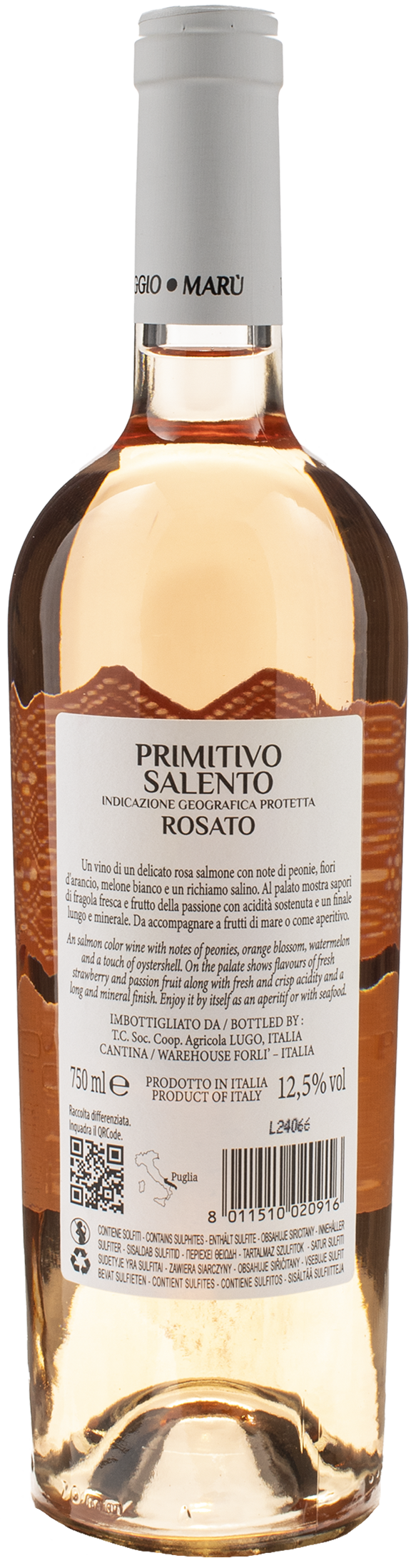 Poggio Maru Primitivo Salento Rosato 2023