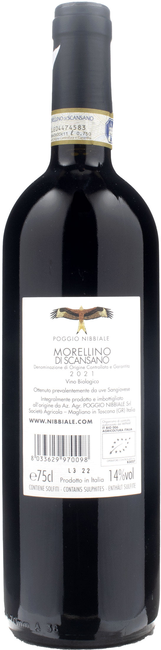 Poggio Nibbiale Morellino di Scansano 2021