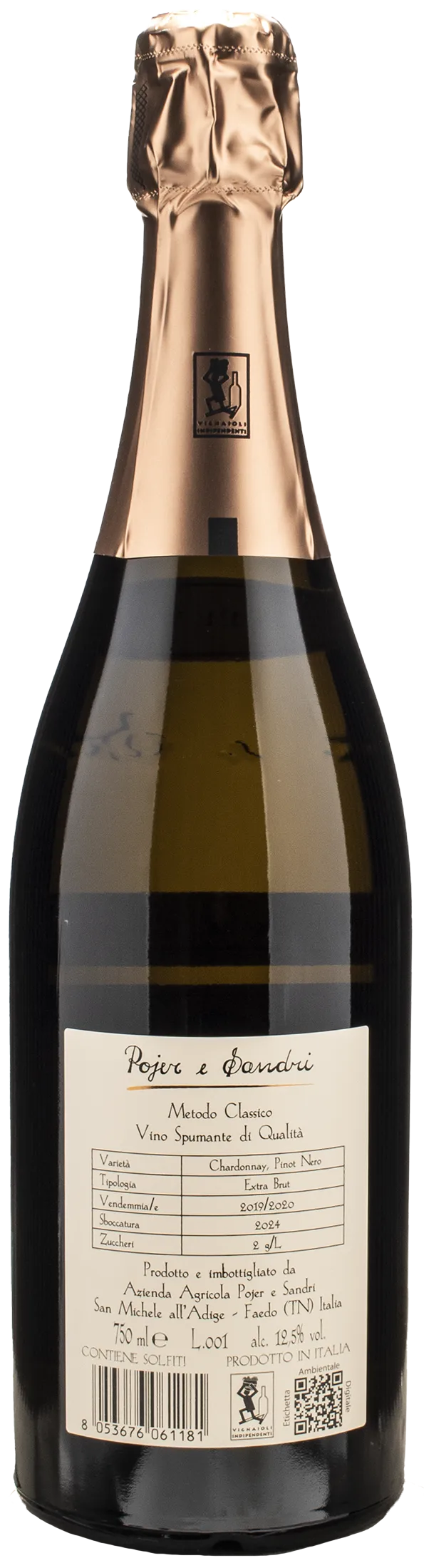Pojer e Sandri Cuvee 19-20 Extra Brut Metodo Classico