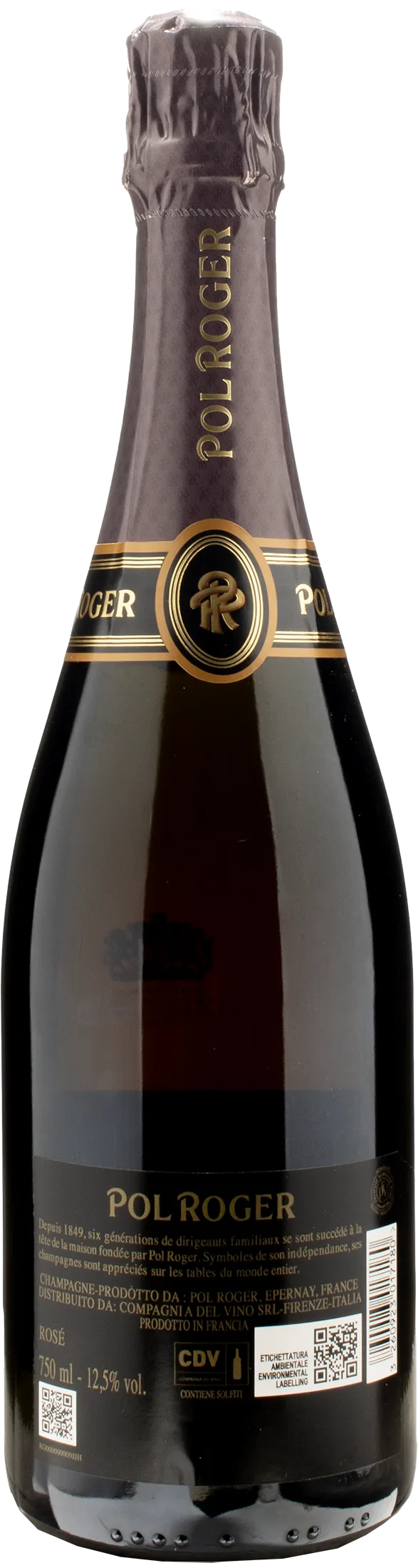 Pol Roger Champagne Rosè Brut 2018
