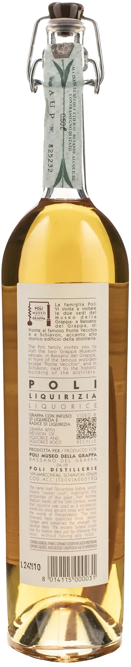 Poli Grappa alla Liquirizia 0.5L