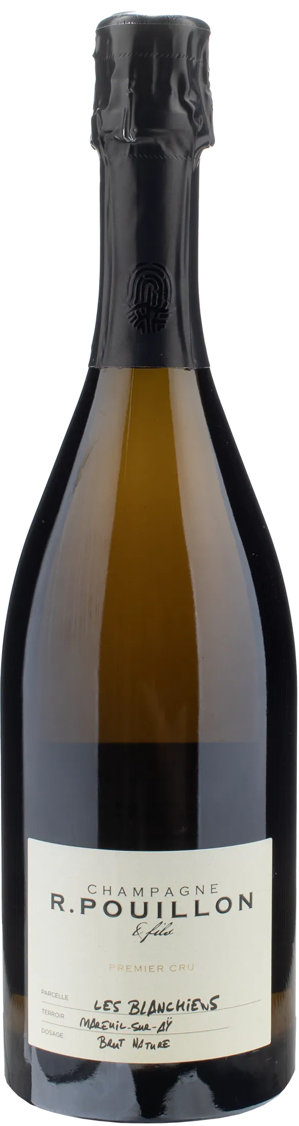 R. Pouillon Champagne 1er Cru Les Blanchiens Brut Nature 2017