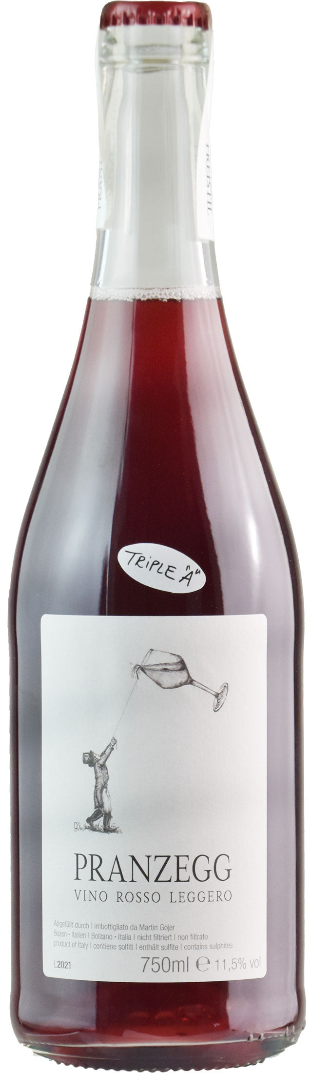 Pranzegg Vino Rosso Leggero 2021