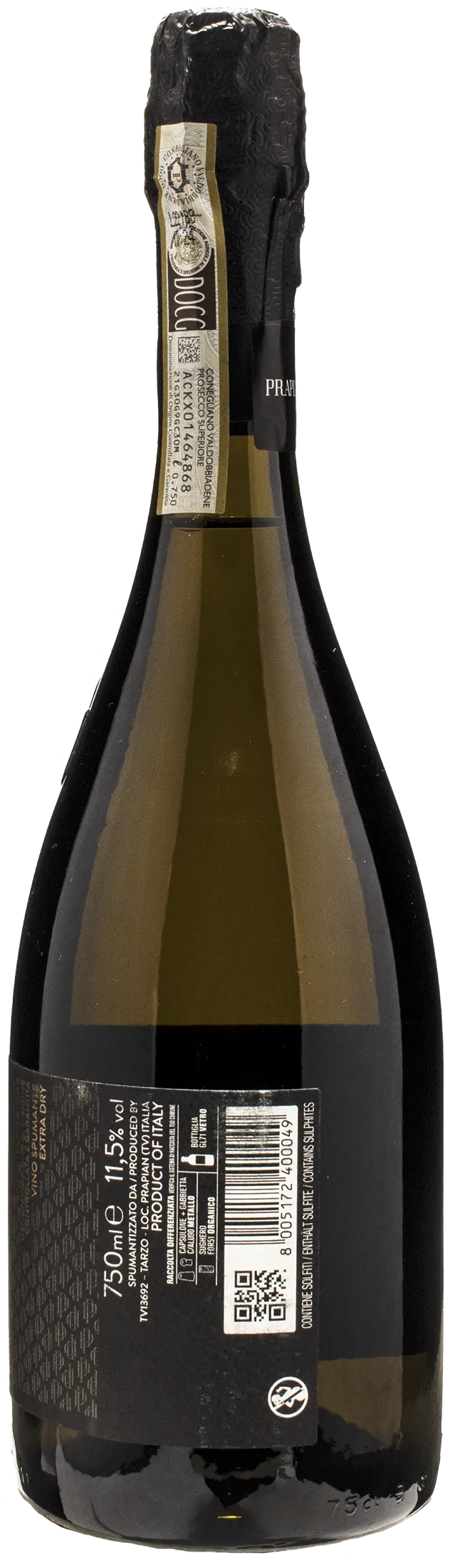 Prapian Valdobbiadene Prosecco Superiore Col De L'Utia Extra Dry