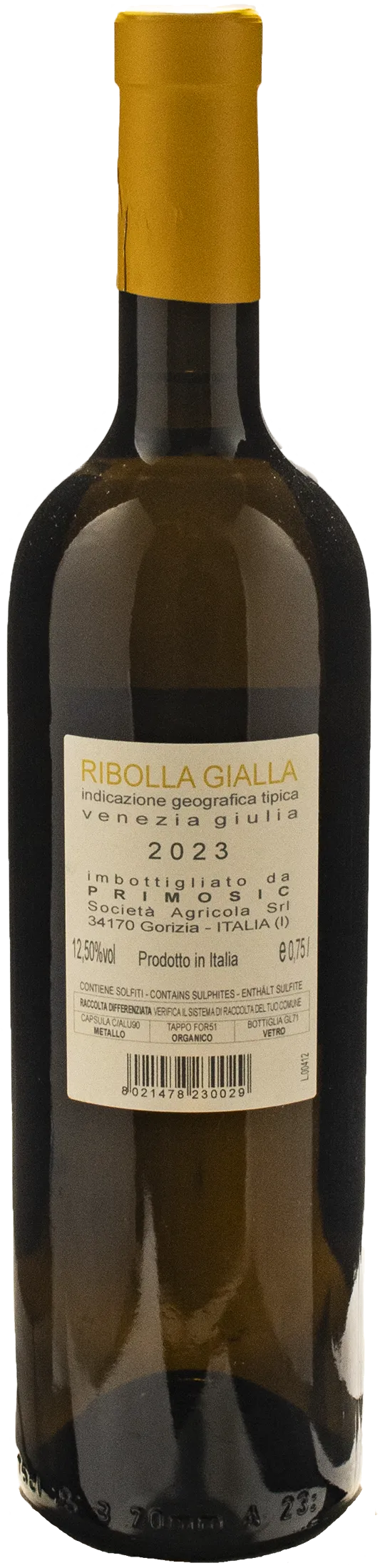 Primosic Ribolla Gialla 2023