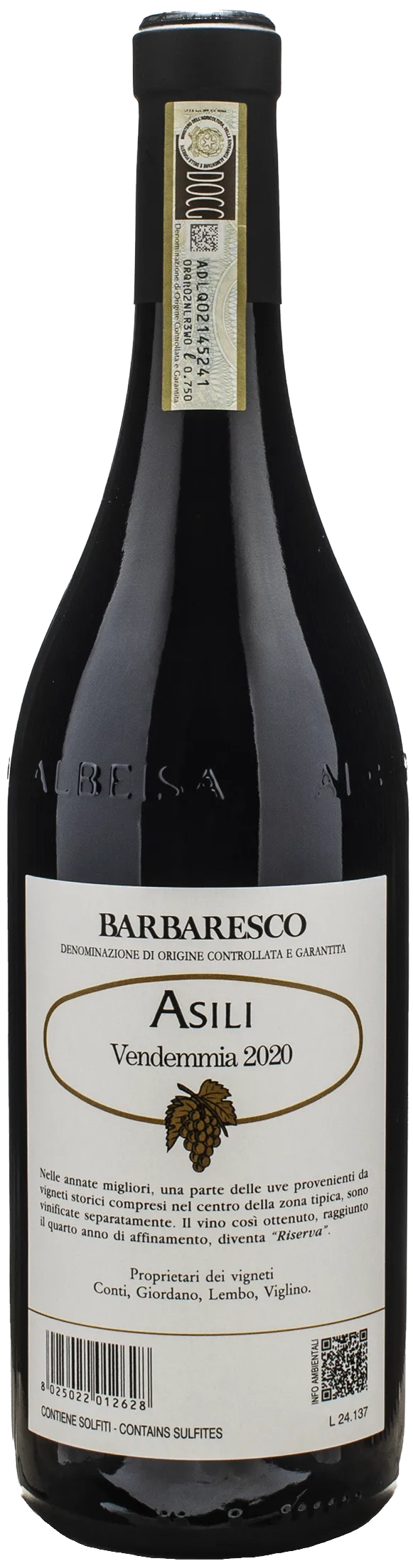 Produttori del Barbaresco Barbaresco Asili Riserva 2020