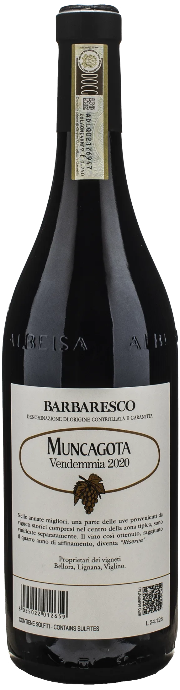 Produttori del Barbaresco Barbaresco Muncagota Riserva 2020