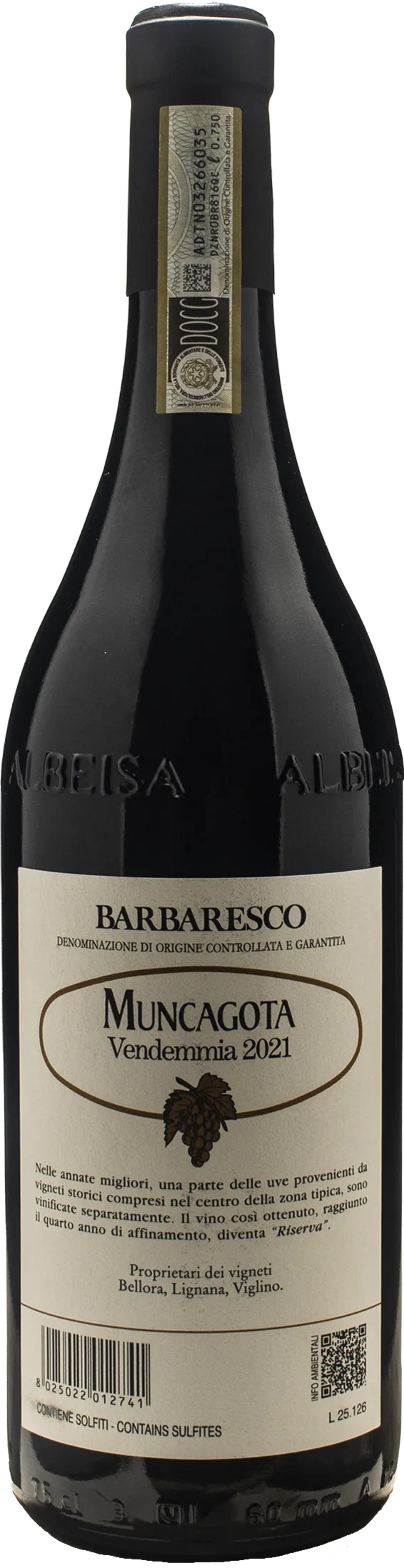 Produttori del Barbaresco Barbaresco Muncagota Riserva 2021