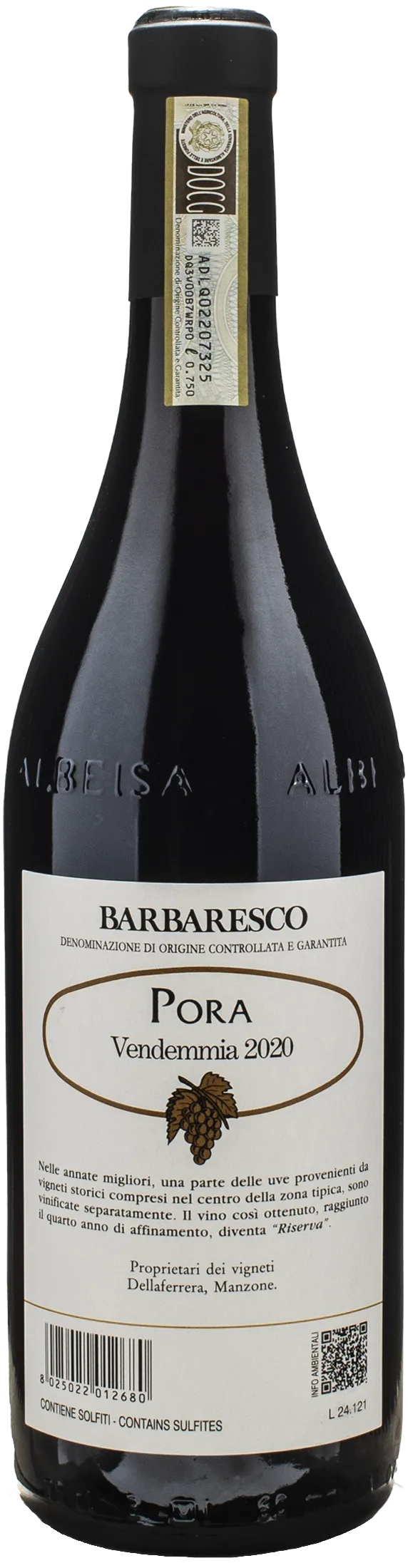 Produttori del Barbaresco Barbaresco Pora Riserva 2020