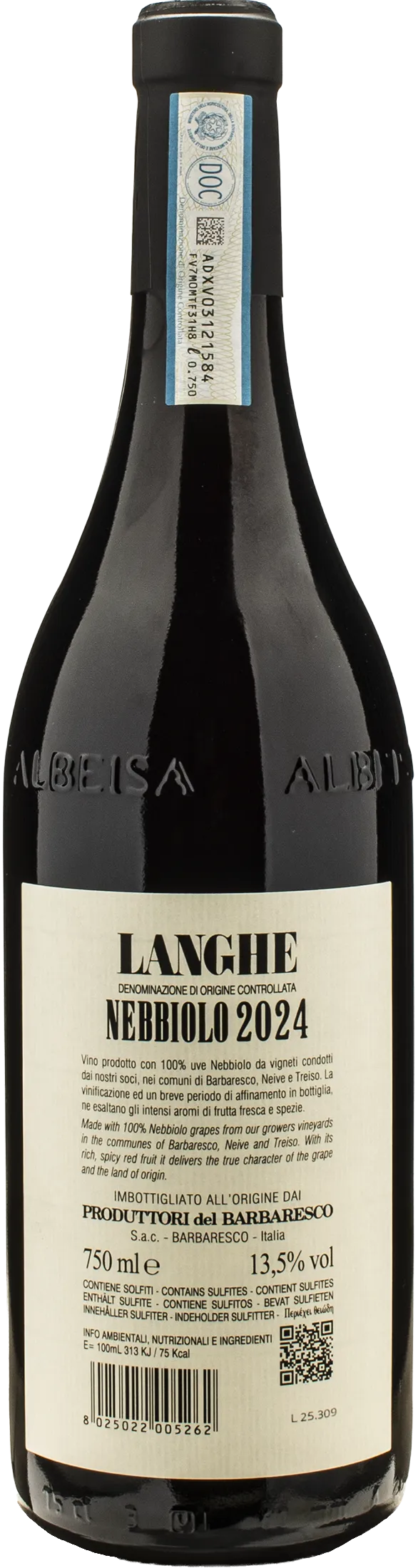 Produttori del Barbaresco Langhe Nebbiolo 2024