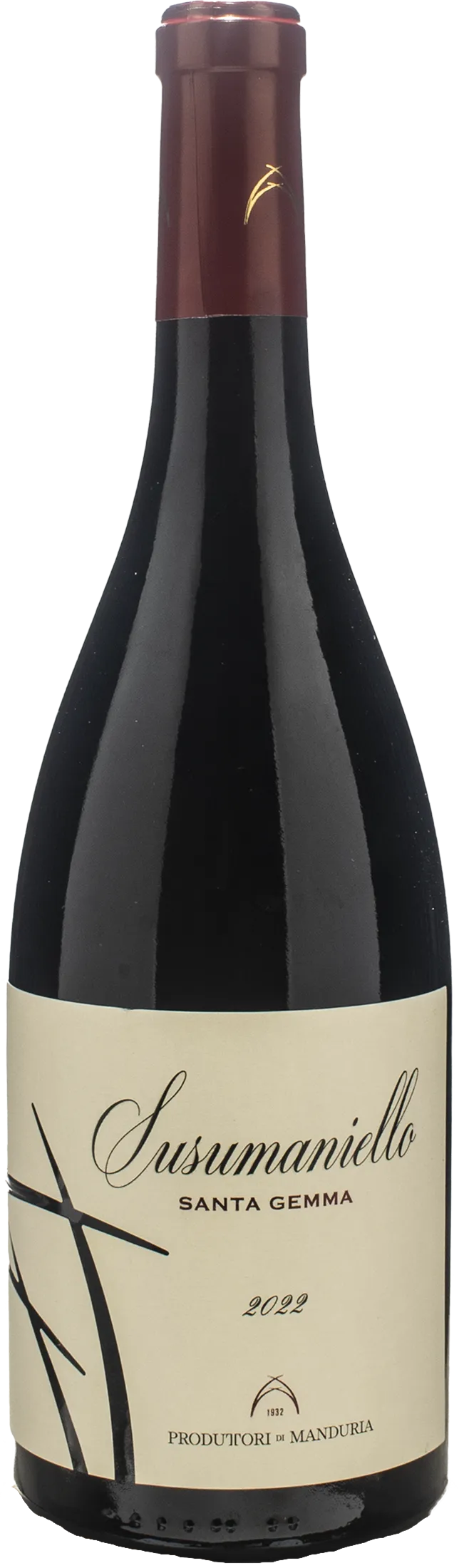 Produttori di Manduria Susumaniello Santa Gemma 2022