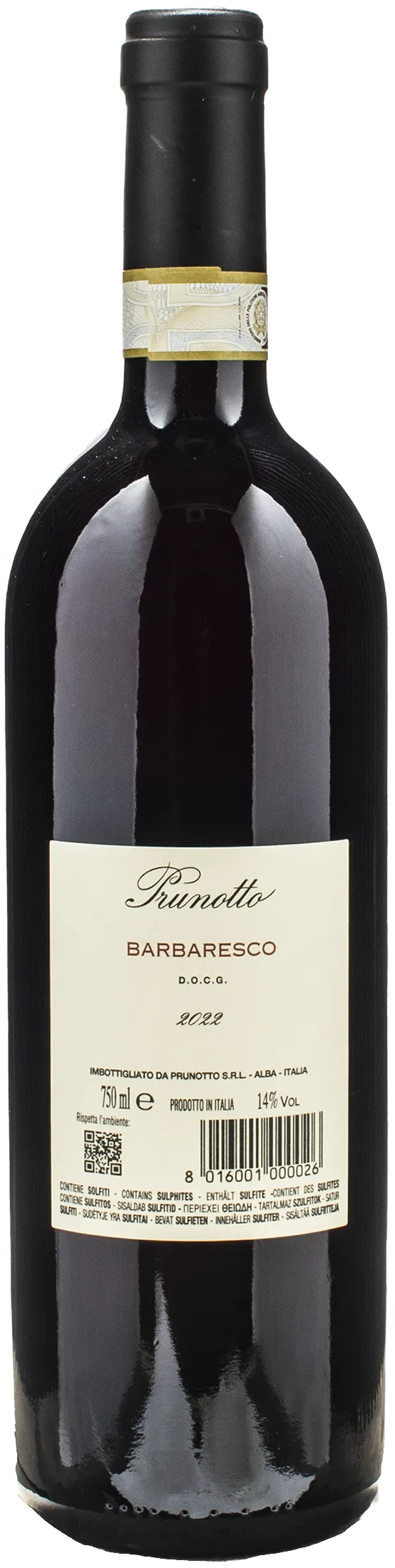 Prunotto Barbaresco 2022