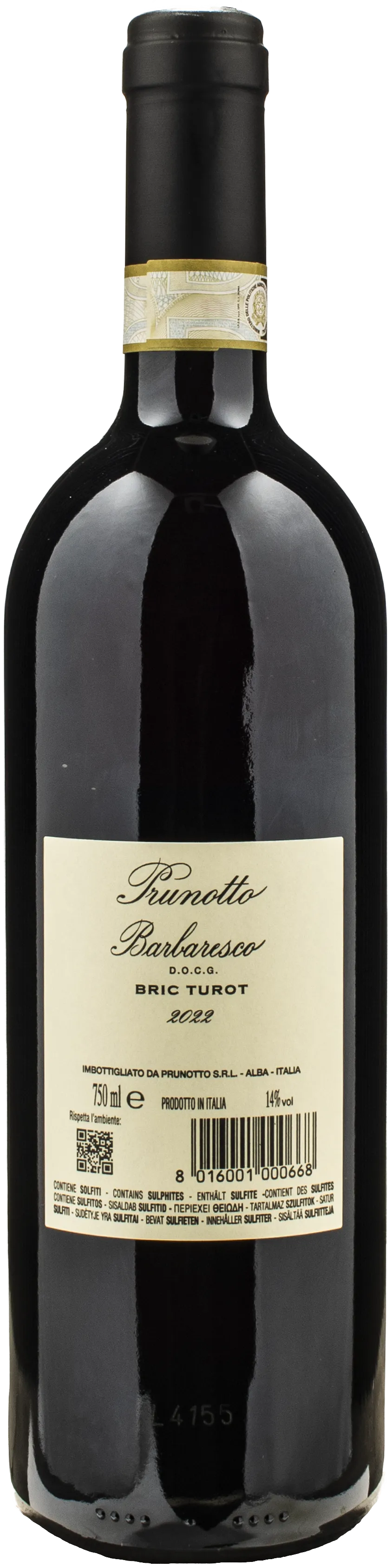 Prunotto Barbaresco Bric Turot 2022