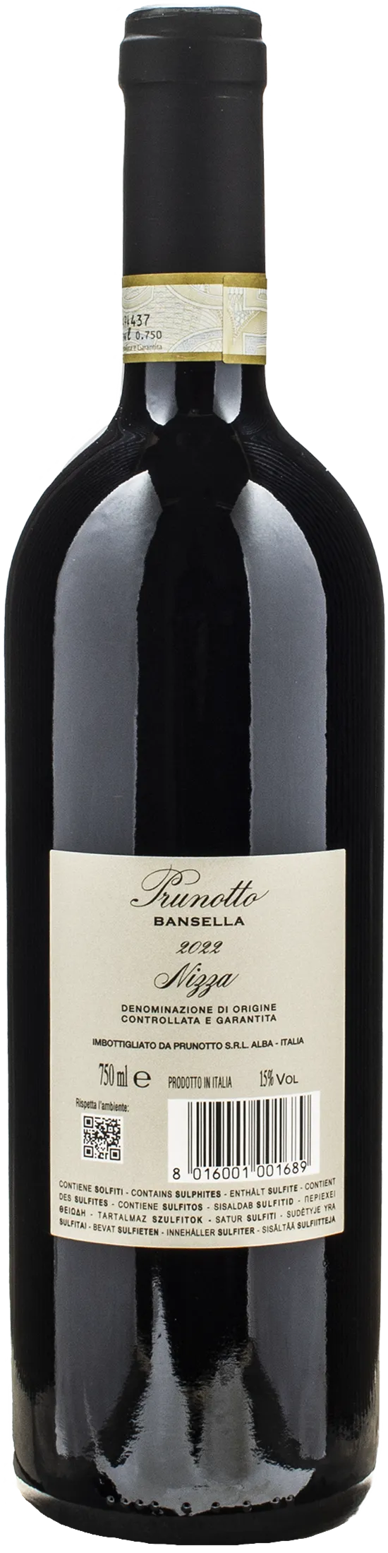 Prunotto Nizza Bansella 2022