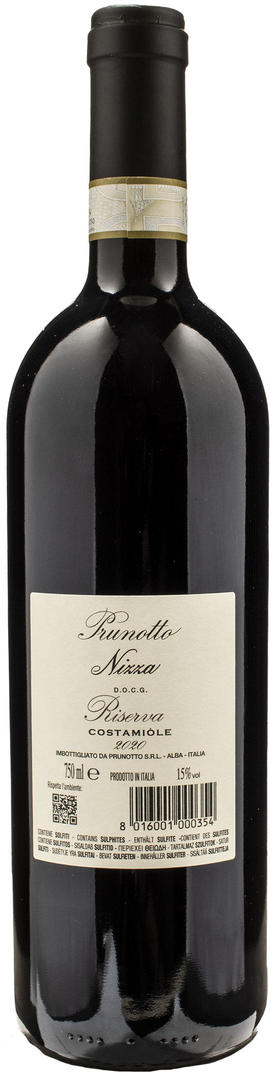 Prunotto Nizza Costamiole Riserva 2020