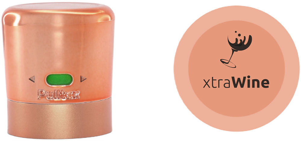 Pulltex Giro Sparkling Wine Stopper. Rosè