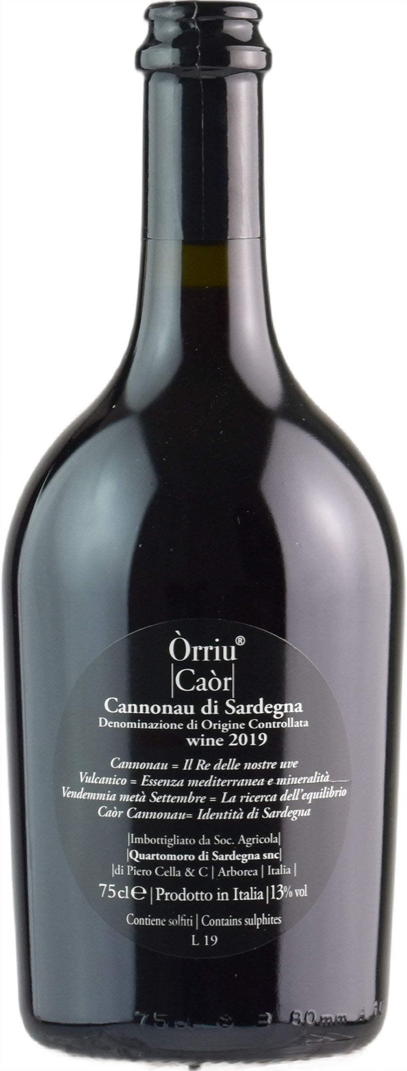 Quartomoro Cannonau di Sardegna Orriu 2019