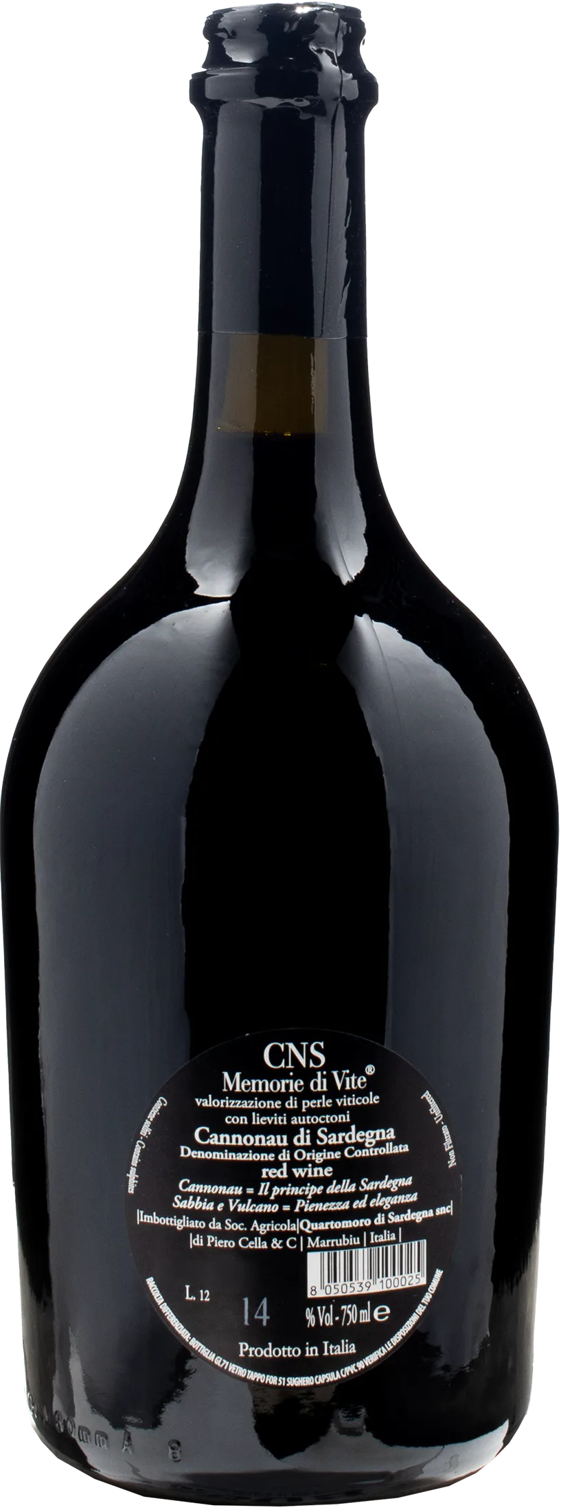 Quartomoro Memorie di Vite Cannonau di Sardegna CNS 2021