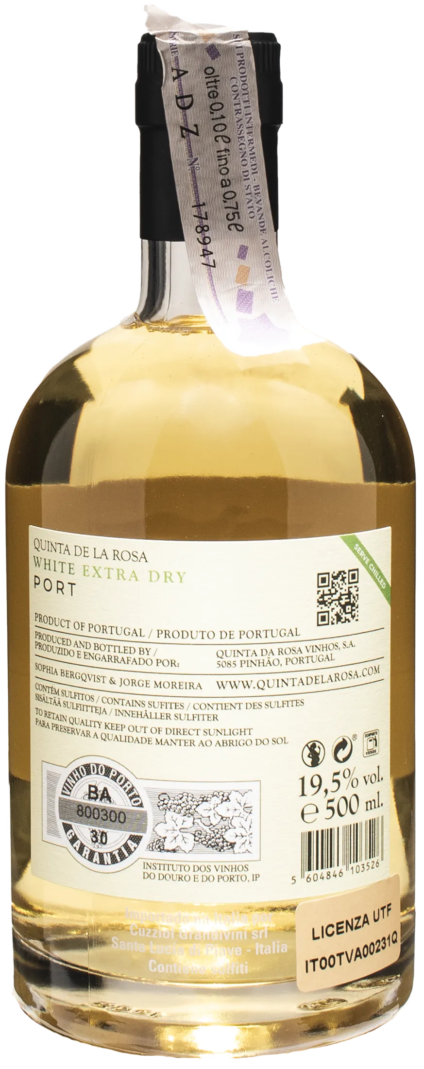 Quinta De La Rosa Porto White Extra Dry Port 0.5L