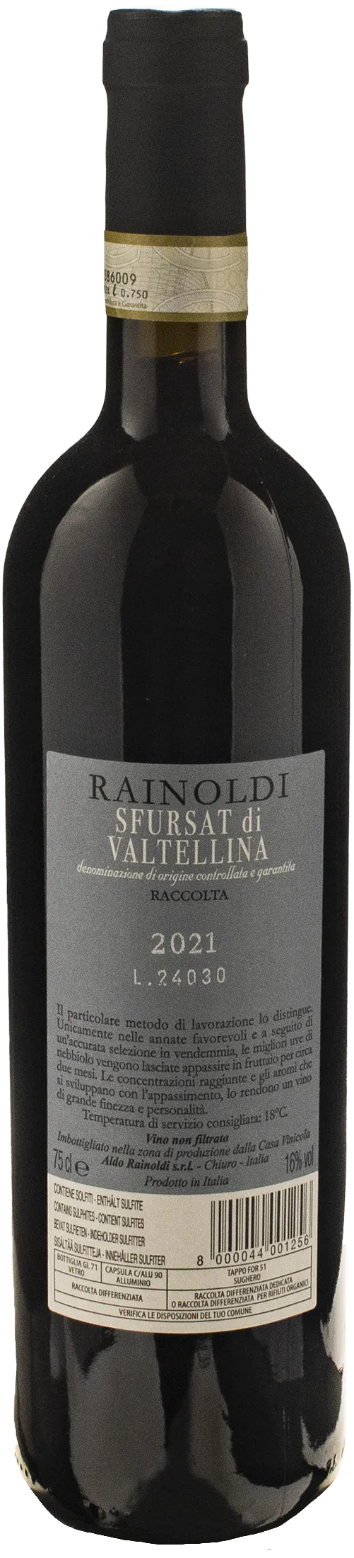 Rainoldi Sfursat di Valtellina 2021