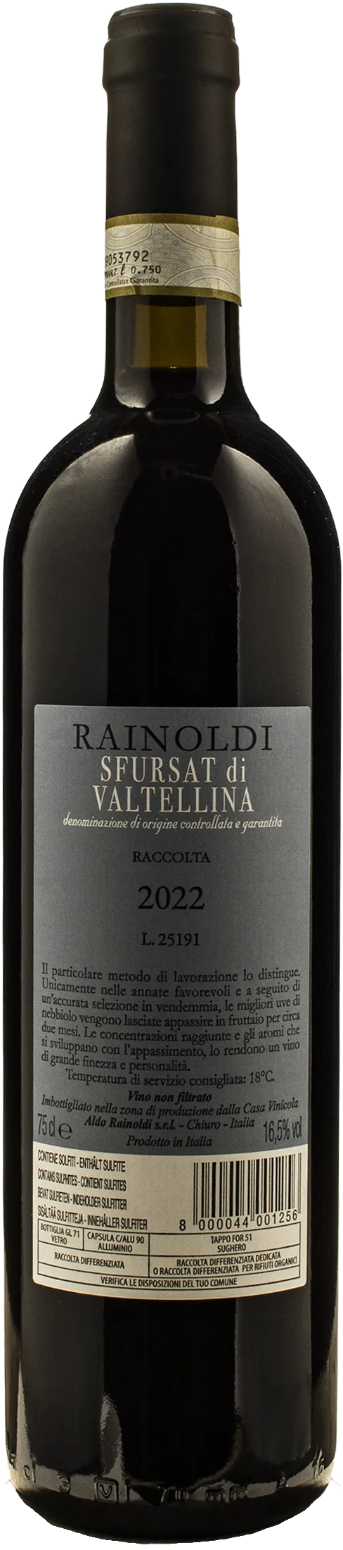 Rainoldi Sfursat di Valtellina 2022