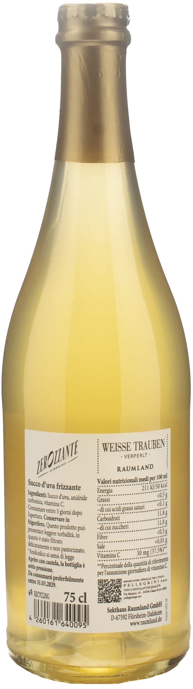 Raumland Zeroazzante Cuvee N1 Zero Alcol