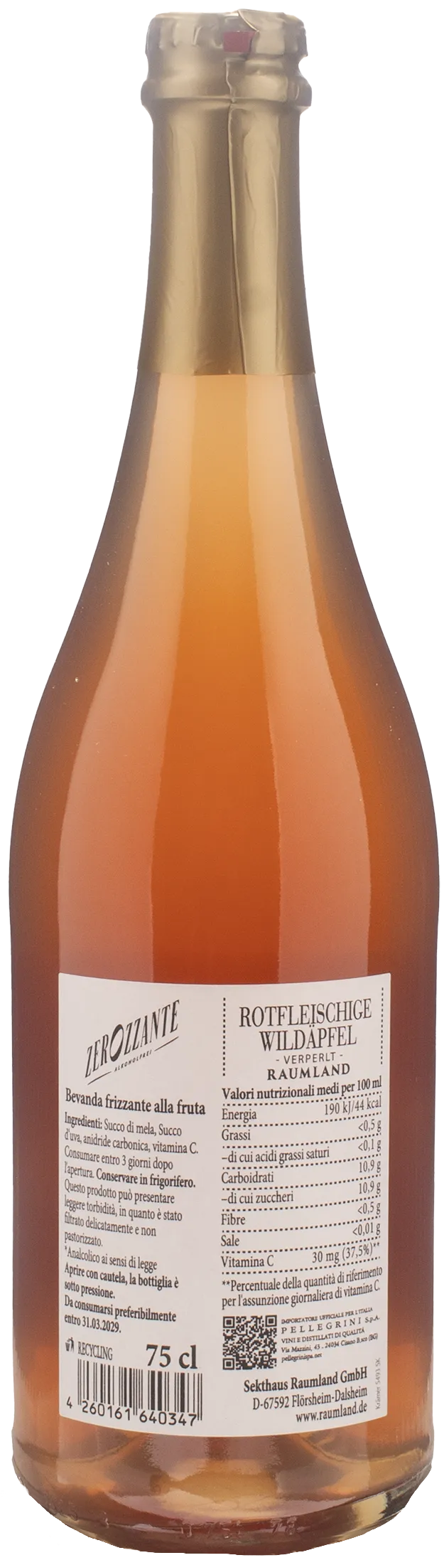 Raumland Zeroazzante Cuvee N3 Zero Alcol