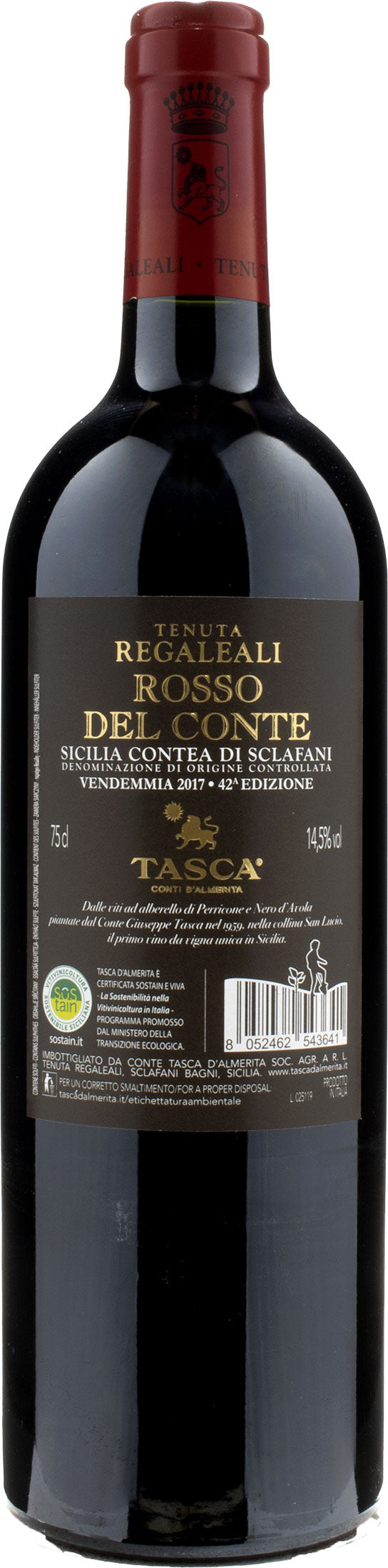 Tenuta Regaleali Contea di Sclafani Rosso del Conte 2017