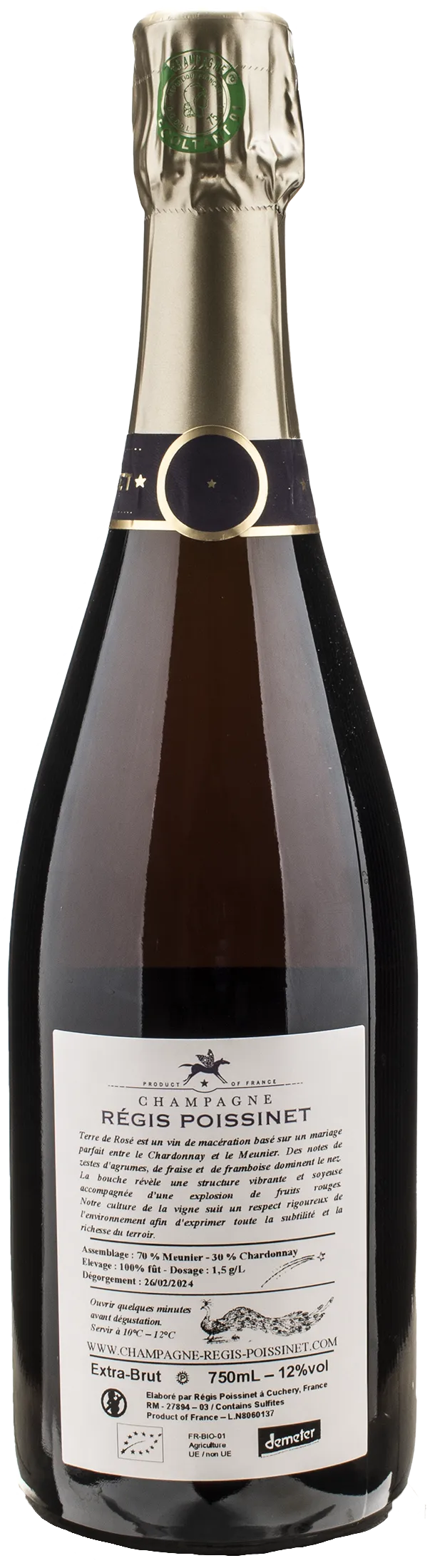 Regis Poissinet Champagne Terre de Rosee Extra Brut